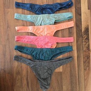 Ikingsky Mens Thongs - L